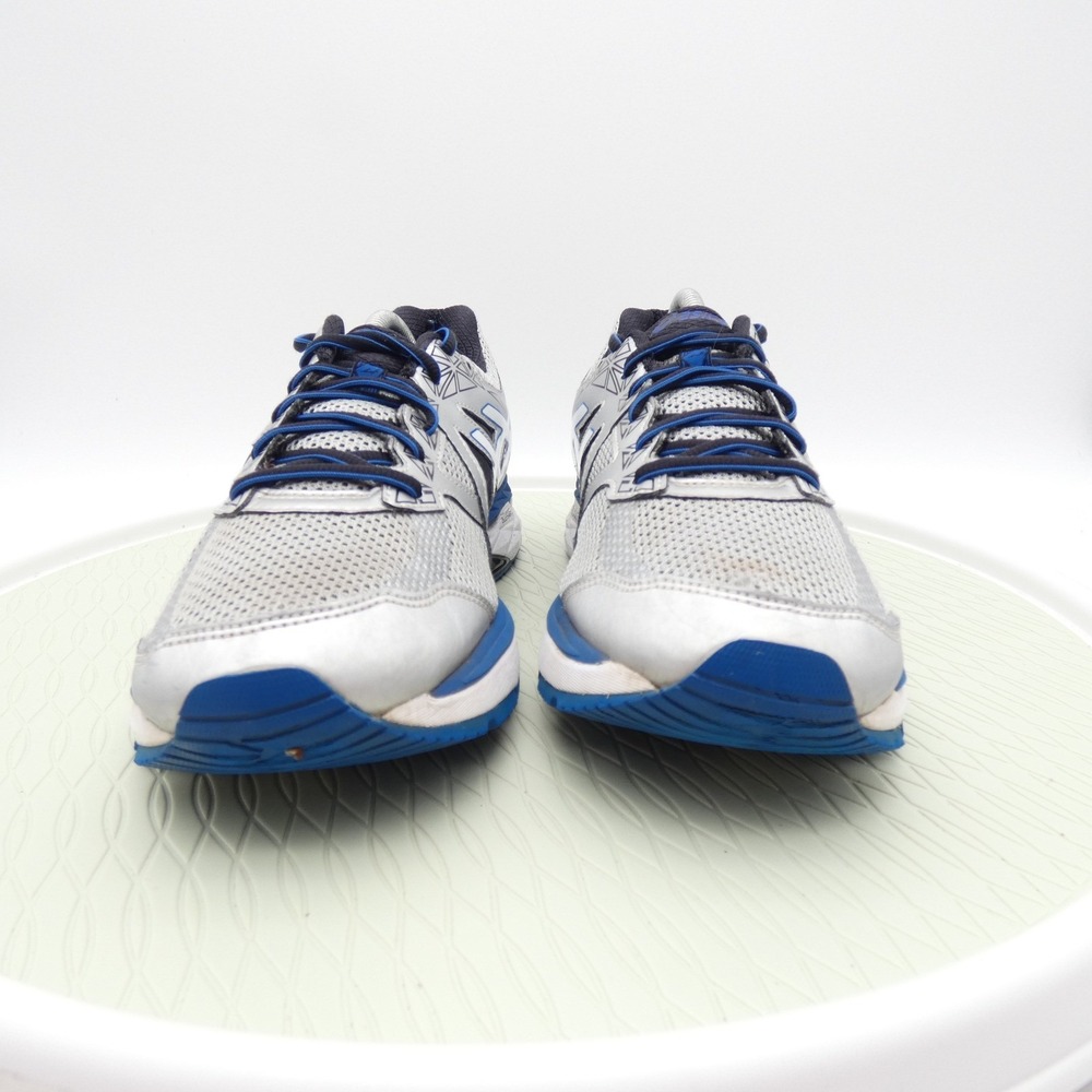Asics GT-2000 4 Mens Running Shoes Silver Blue Black T500N Size 10 - Picture 2 of 10